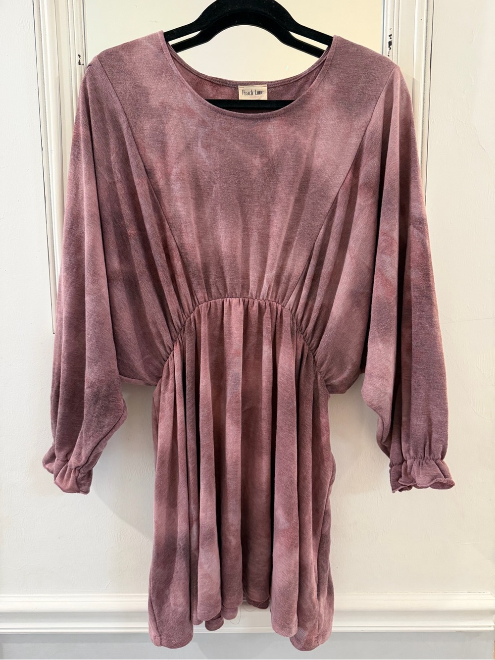 Peach Love California Sweatshirt Dress